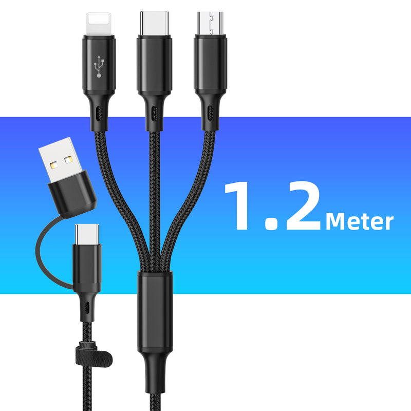 Wydajny Kabel Ładowania 3 w 1 Wielourządzeniowy