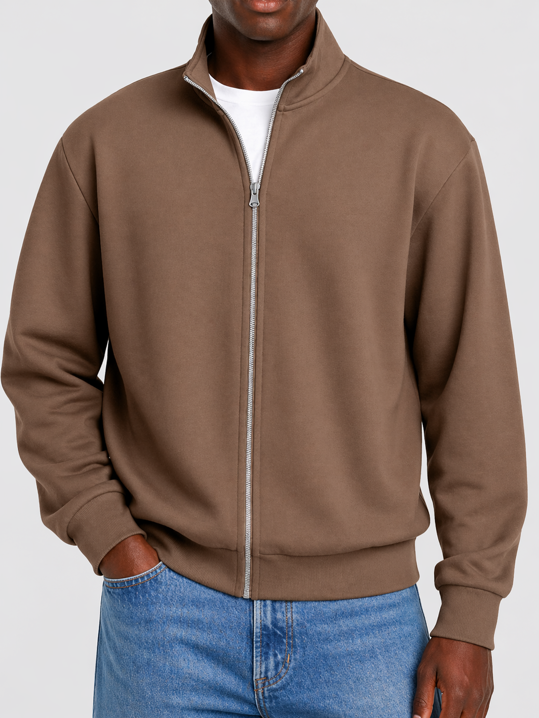 Sweter męski rozpinany na zamek - Image 6