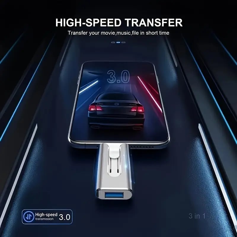 Pendrive do telefonu USB C Lightning - Image 6