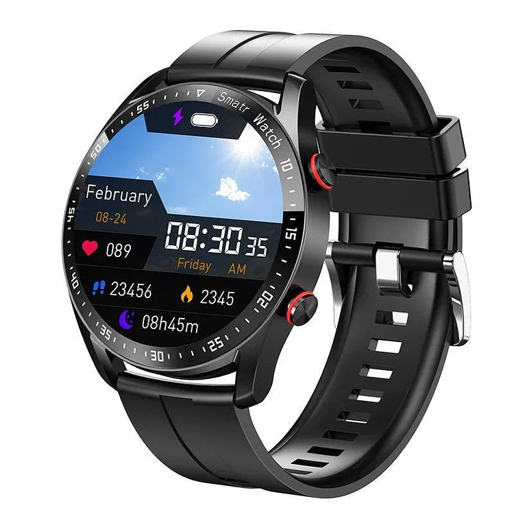 Black Silicon Strap