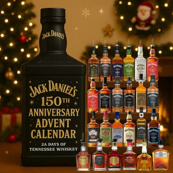 Dekoracyjny kalendarz adwentowy whisky 2026 24 miniatury 2D - Image 2