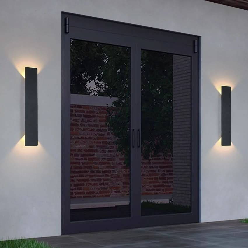 Aluminiowa lampa ścienna LED IP65 – oświetlenie zewnętrzne elewacji i tarasu - Image 10