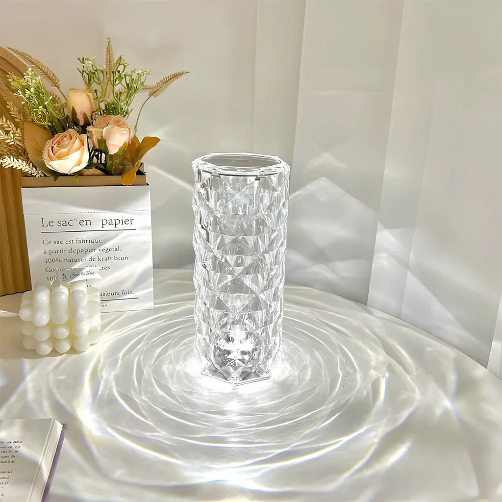 Elegancka lampa stołowa Crystal Touch - Image 6