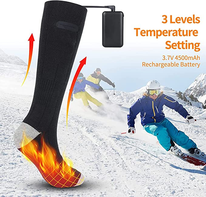 Skarpety ogrzewające unisex z trzema ustawieniami temperatury - Image 5