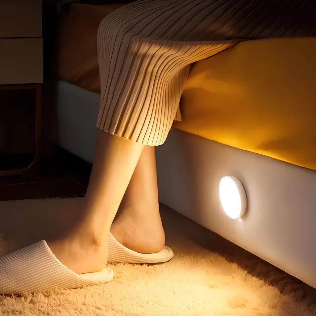 Automatyczna energooszczędna okrągła lampa LED z czujnikiem ruchu - Image 2