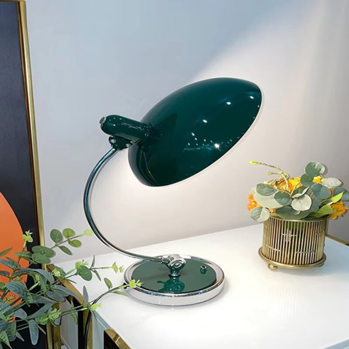 Skandynawska żelazna lampa stołowa z nastrojowym oświetleniem - Image 8