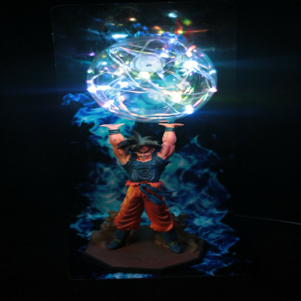 Dynamiczna lampa LED 3D Goku – Dragon Ball kolekcjonerska - Image 10