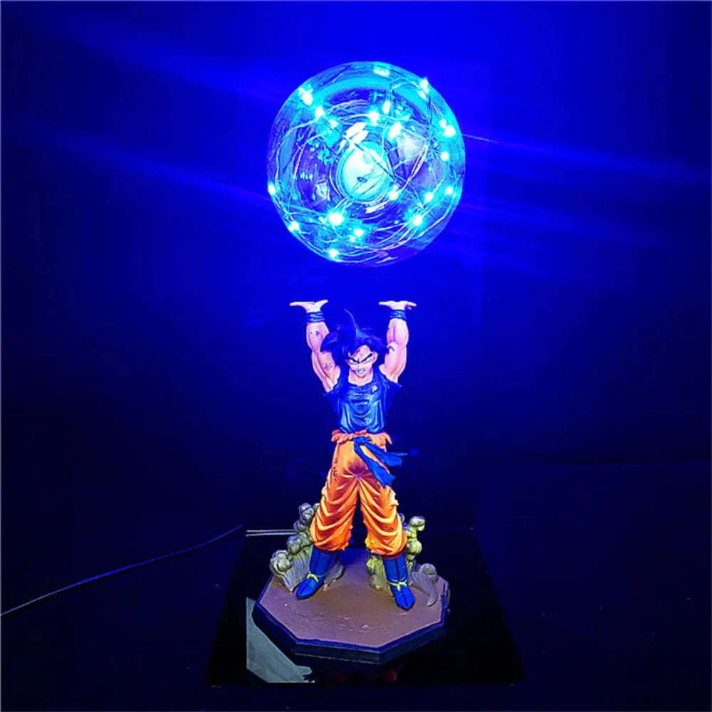 Dynamiczna lampa LED 3D Goku – Dragon Ball kolekcjonerska - Image 3