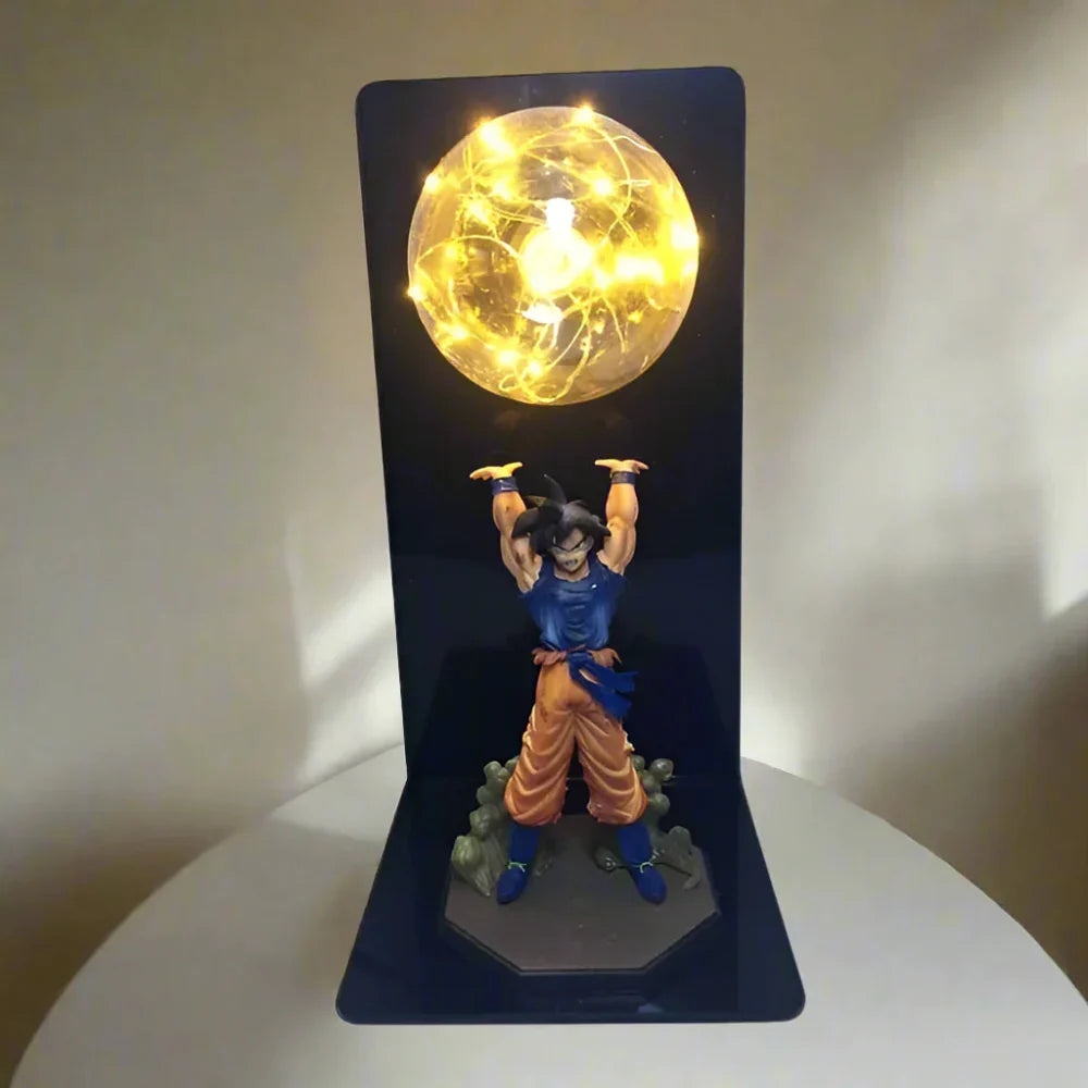 Dynamiczna lampa LED 3D Goku – Dragon Ball kolekcjonerska - Image 6