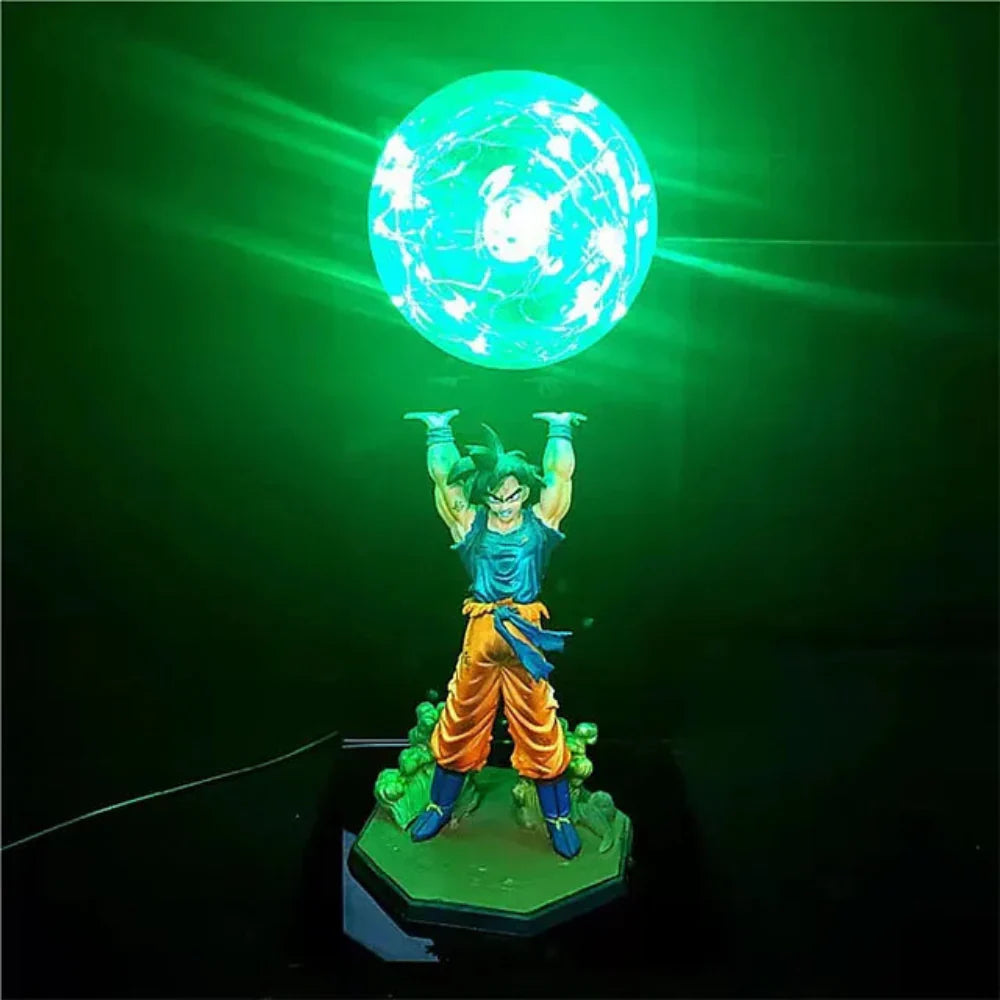 Dynamiczna lampa LED 3D Goku – Dragon Ball kolekcjonerska - Image 7