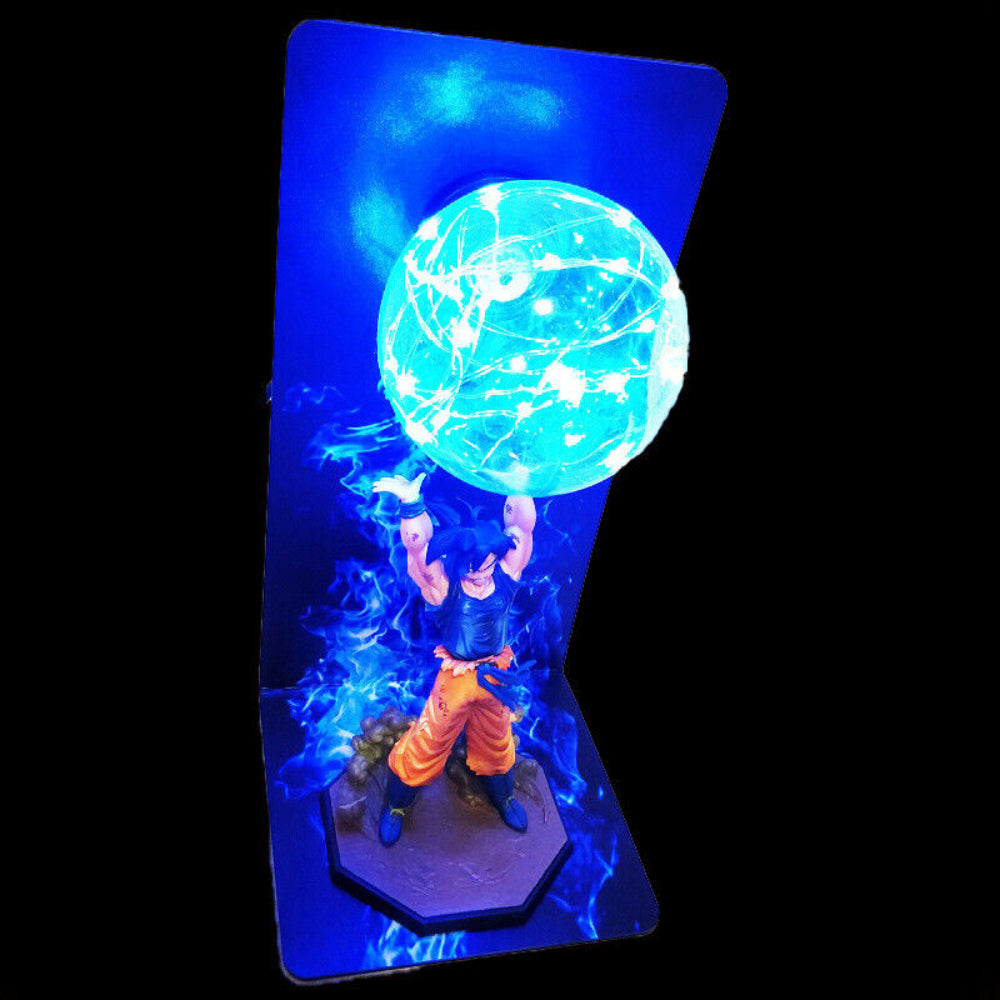 Dynamiczna lampa LED 3D Goku – Dragon Ball kolekcjonerska - Image 8