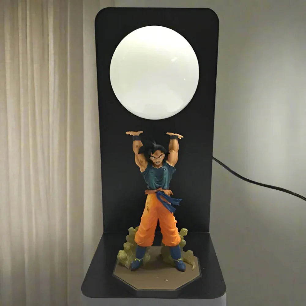 Dynamiczna lampa LED 3D Goku – Dragon Ball kolekcjonerska - Image 9