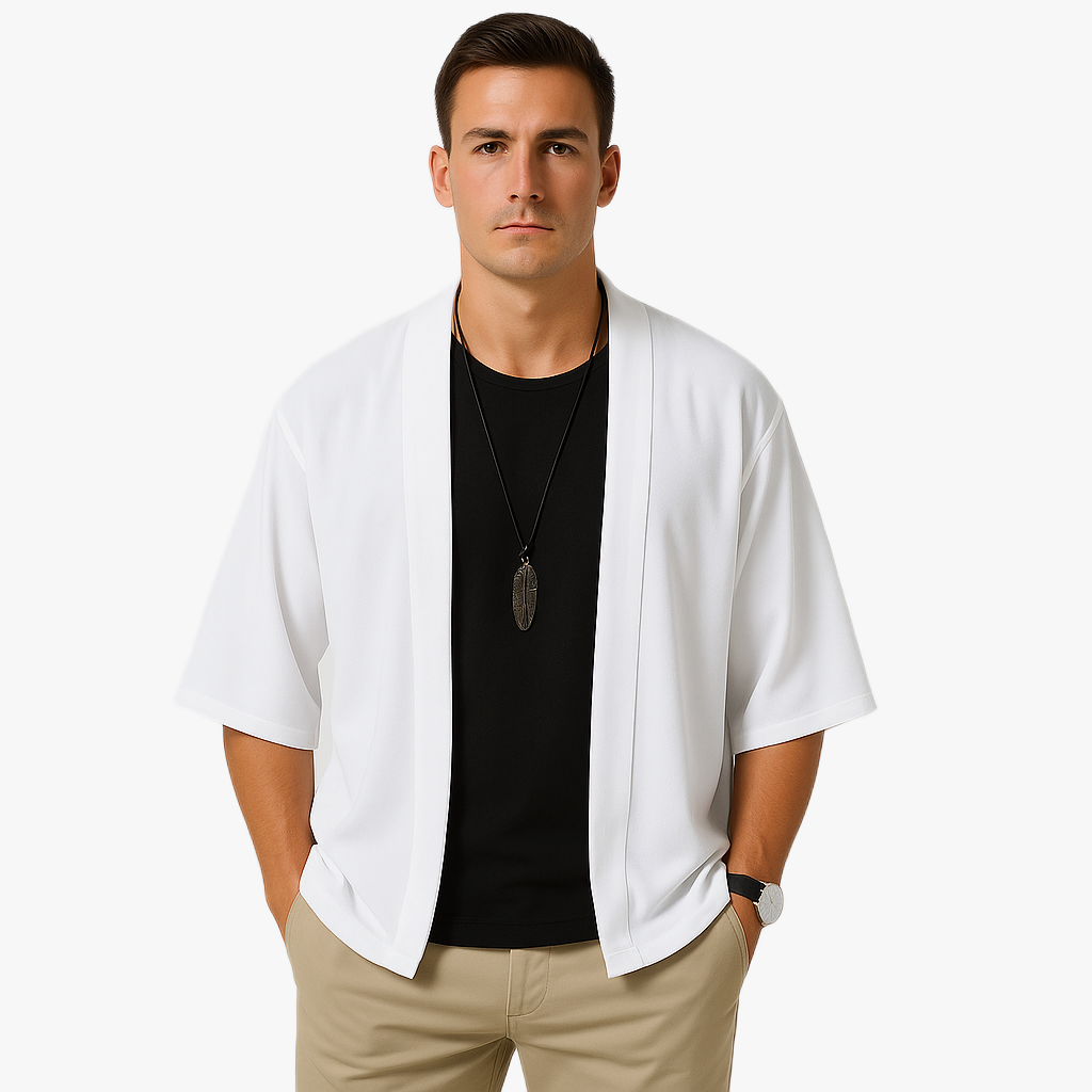 Stylowy męski kardigan Kimono na co dzień