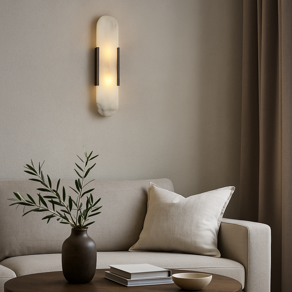 Ozdobna lampa ścienna z ciepłym oświetleniem - Image 2