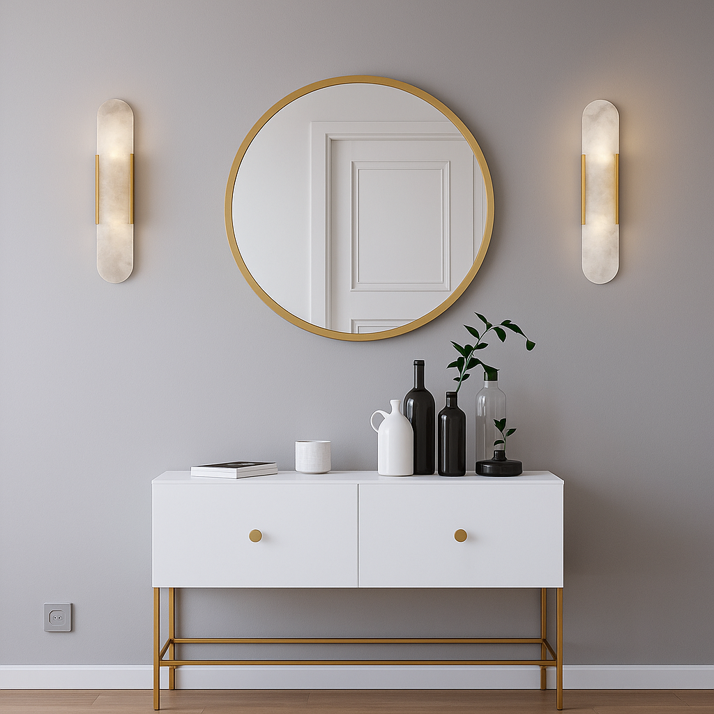 Ozdobna lampa ścienna z ciepłym oświetleniem - Image 3
