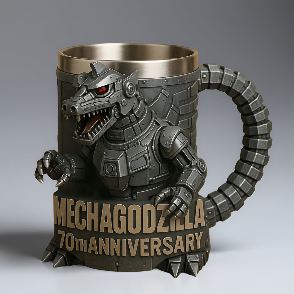 Rzeźbiony ceramiczny kubek 3D potwór - Image 14