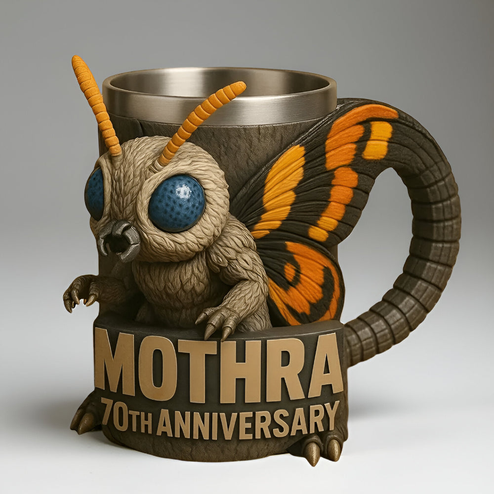 Rzeźbiony ceramiczny kubek 3D potwór - Image 10