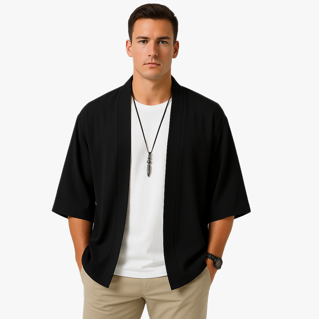 Stylowy męski kardigan Kimono na co dzień