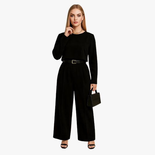 Chic Two-Piece Women's Formal Outfit