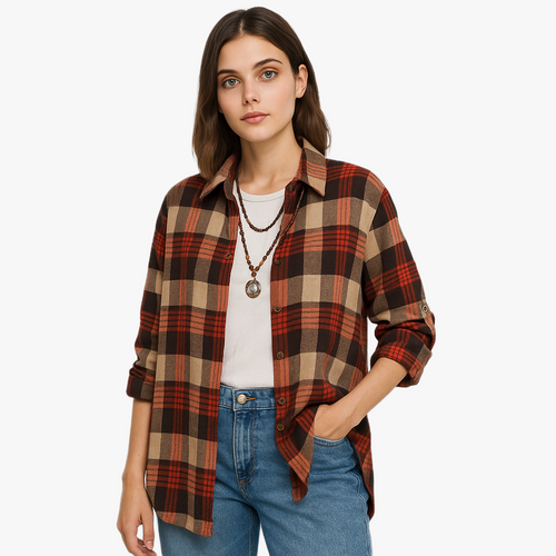 Casualowa bluzka damska w stylu vintage