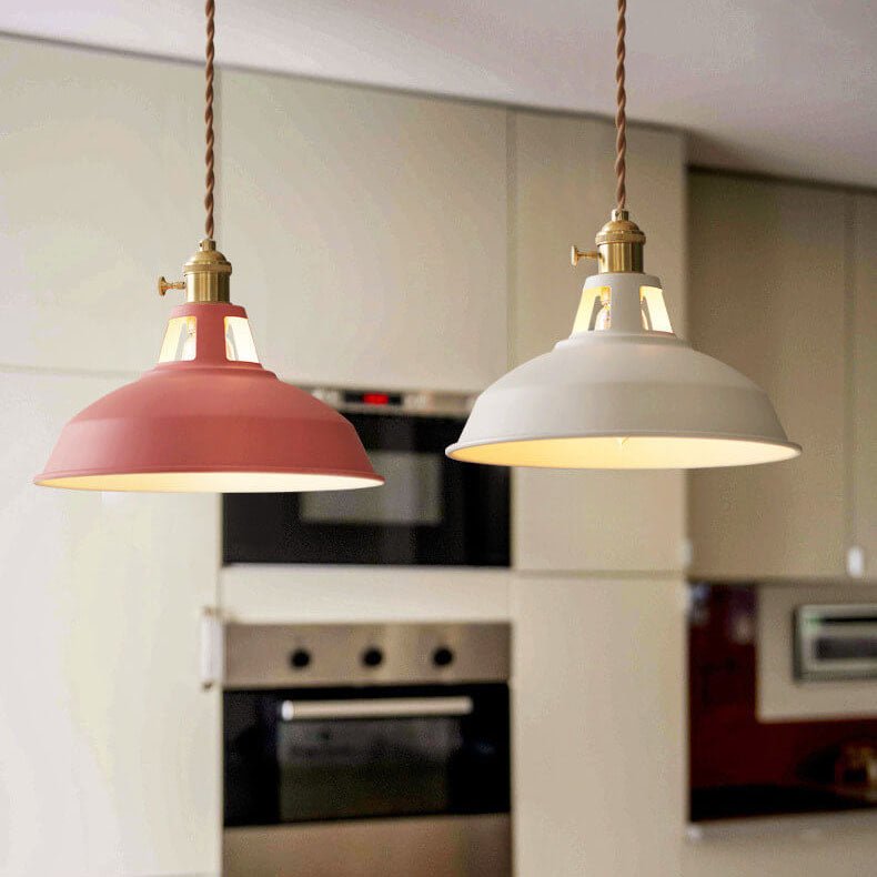 Lampa wisząca industrialna z metalowym kloszem, oprawa E26, regulowana wysokość – styl retro - Image 3
