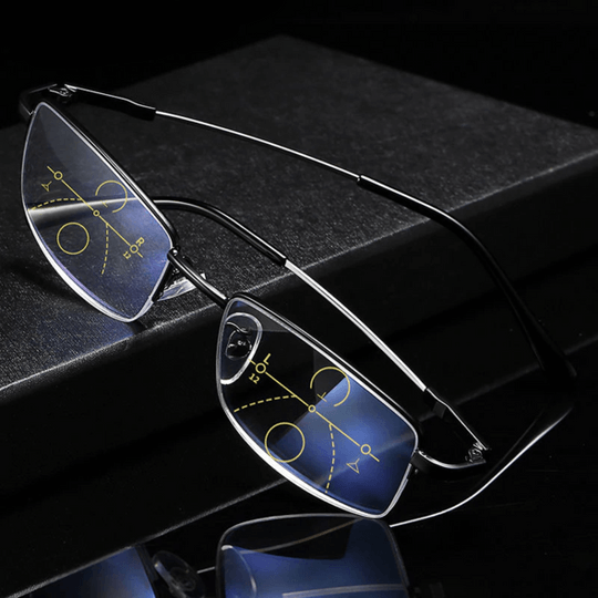 Nowoczesne okulary progresywne z filtrem UV – idealne do jazdy i czytania