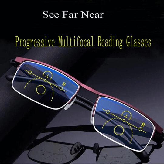Nowoczesne okulary progresywne z filtrem UV – idealne do jazdy i czytania - Image 2