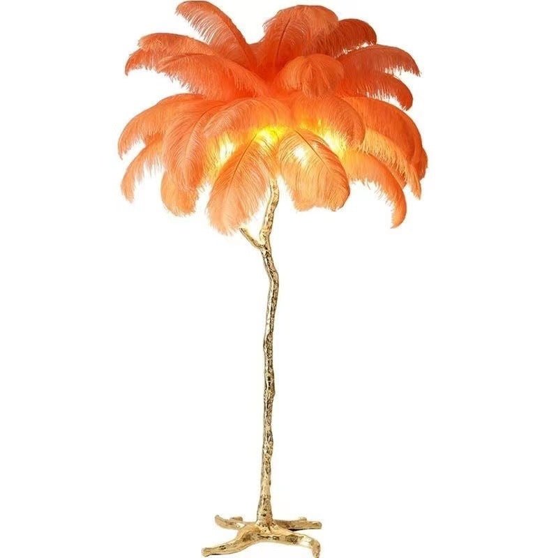 Piórkowa lampa podłogowa LED 3 tryby barwy światła - Image 10