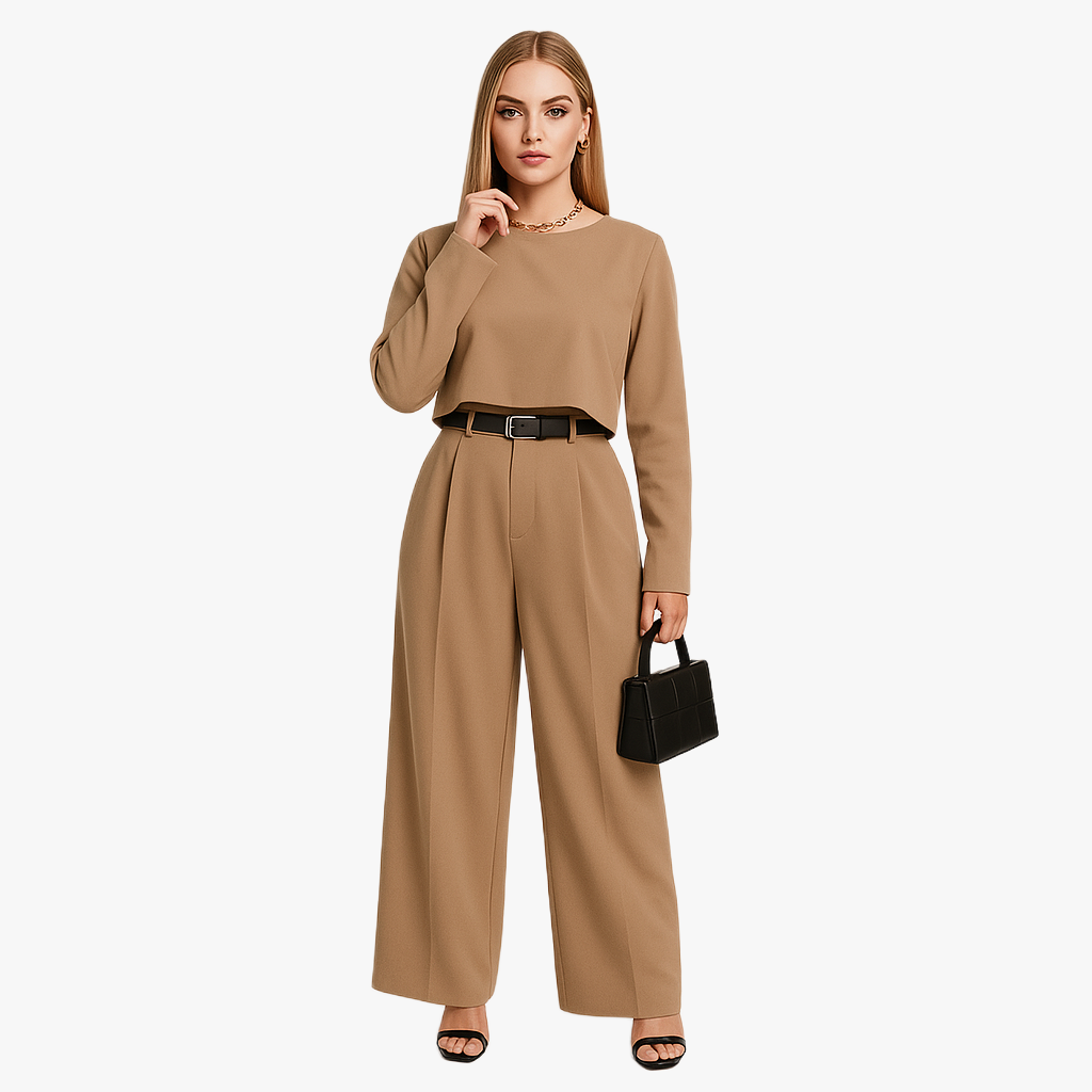 Chic Two-Piece Women's Formal Outfit