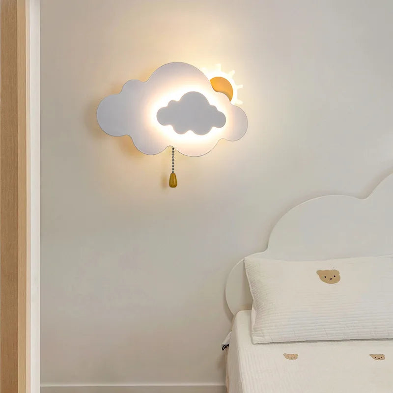 Kreatywna lampa ścienna dla dzieci do sypialni - Image 4