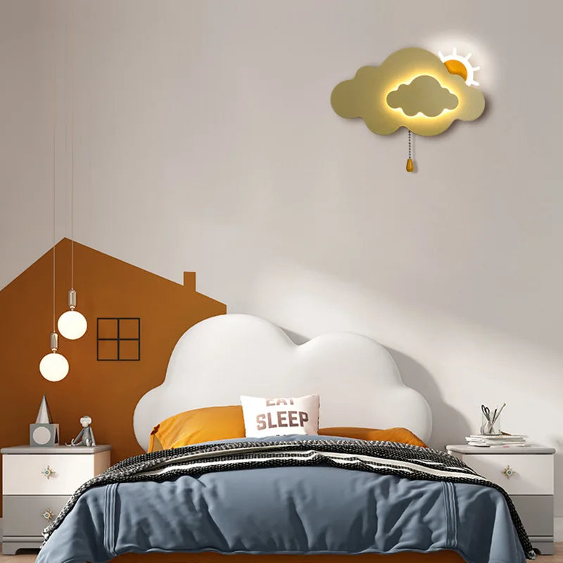 Kreatywna lampa ścienna dla dzieci do sypialni - Image 7