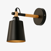 Nowoczesna nordycka lampa ścienna metalowa – geometryczny kinkiet do wnętrz