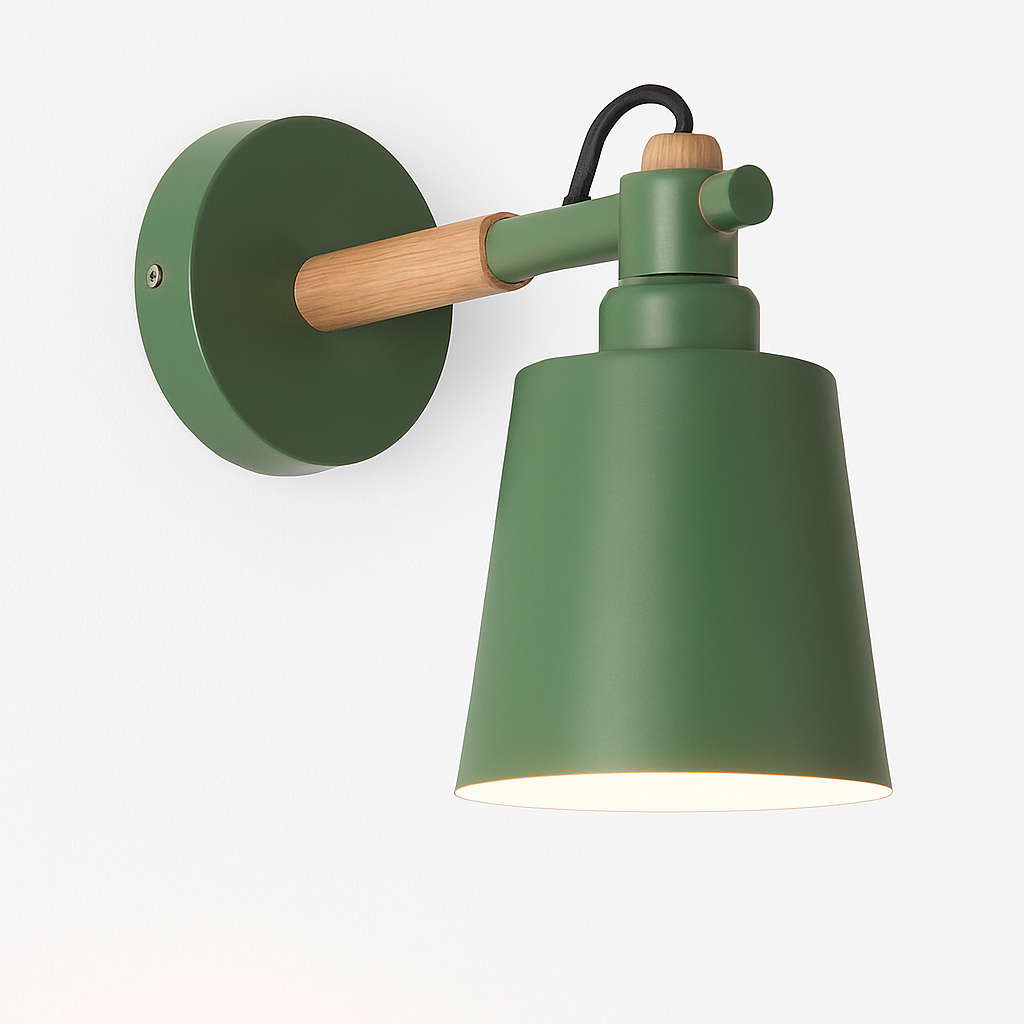Nowoczesna nordycka lampa ścienna metalowa – geometryczny kinkiet do wnętrz - Image 10