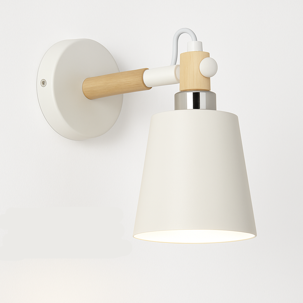 Nowoczesna nordycka lampa ścienna metalowa – geometryczny kinkiet do wnętrz - Image 6