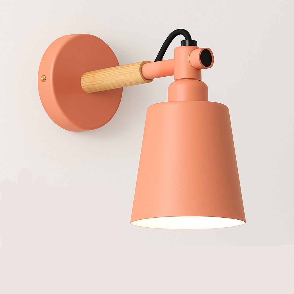 Nowoczesna nordycka lampa ścienna metalowa – geometryczny kinkiet do wnętrz - Image 7