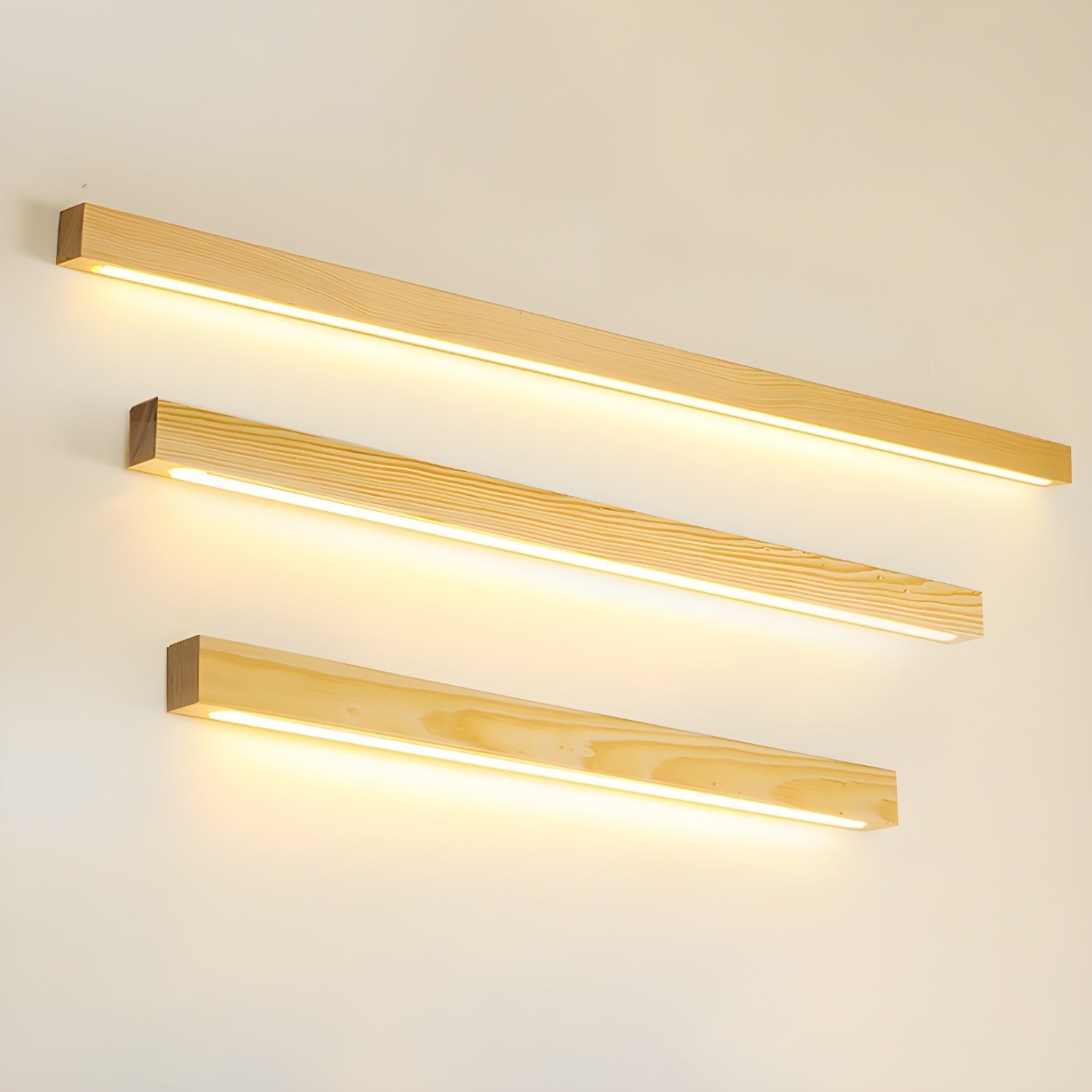Kinkiet liniowy LED nowoczesny – minimalistyczna lampa ścienna ambient z wbudowanym źródłem światła - Image 8
