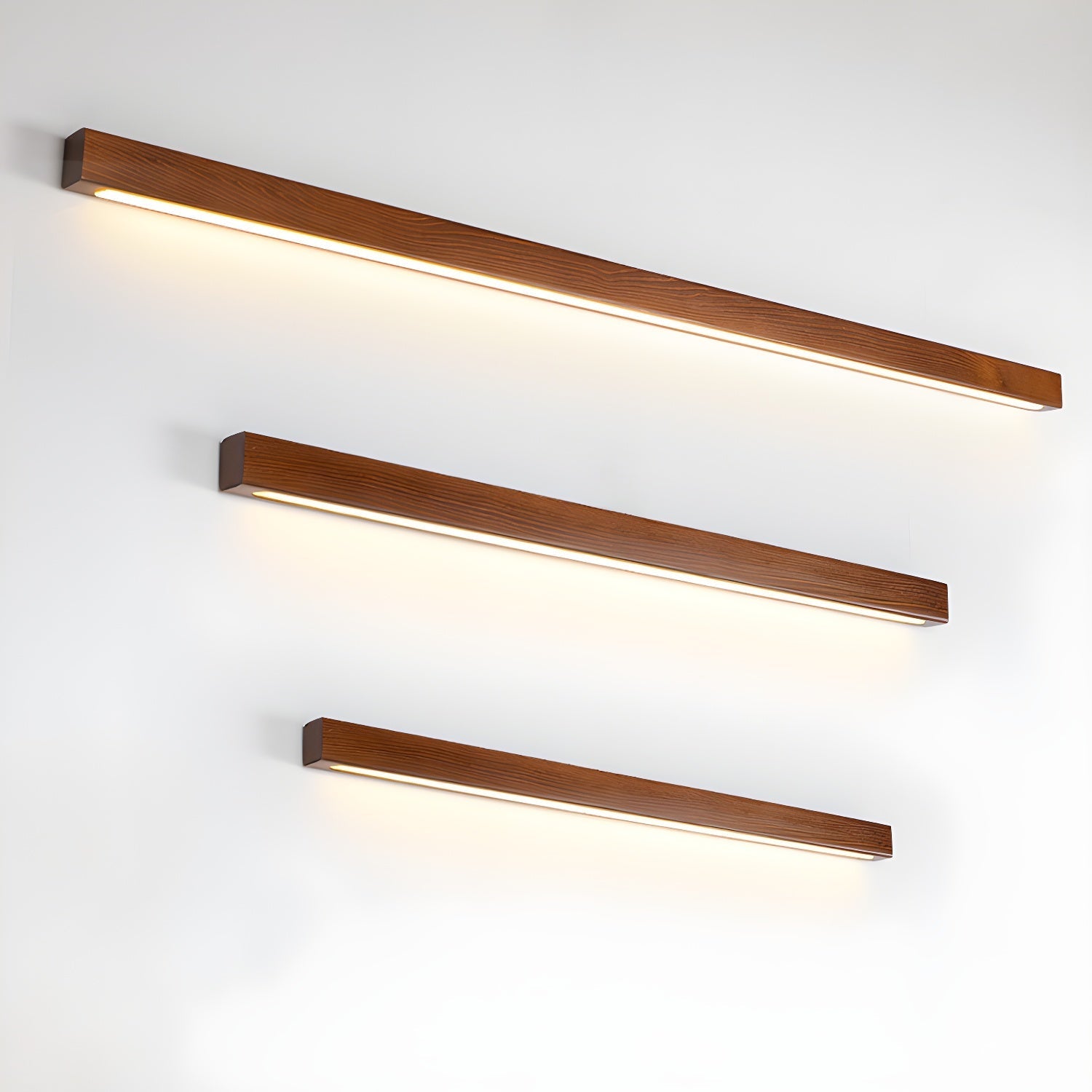 Kinkiet liniowy LED nowoczesny – minimalistyczna lampa ścienna ambient z wbudowanym źródłem światła - Image 9