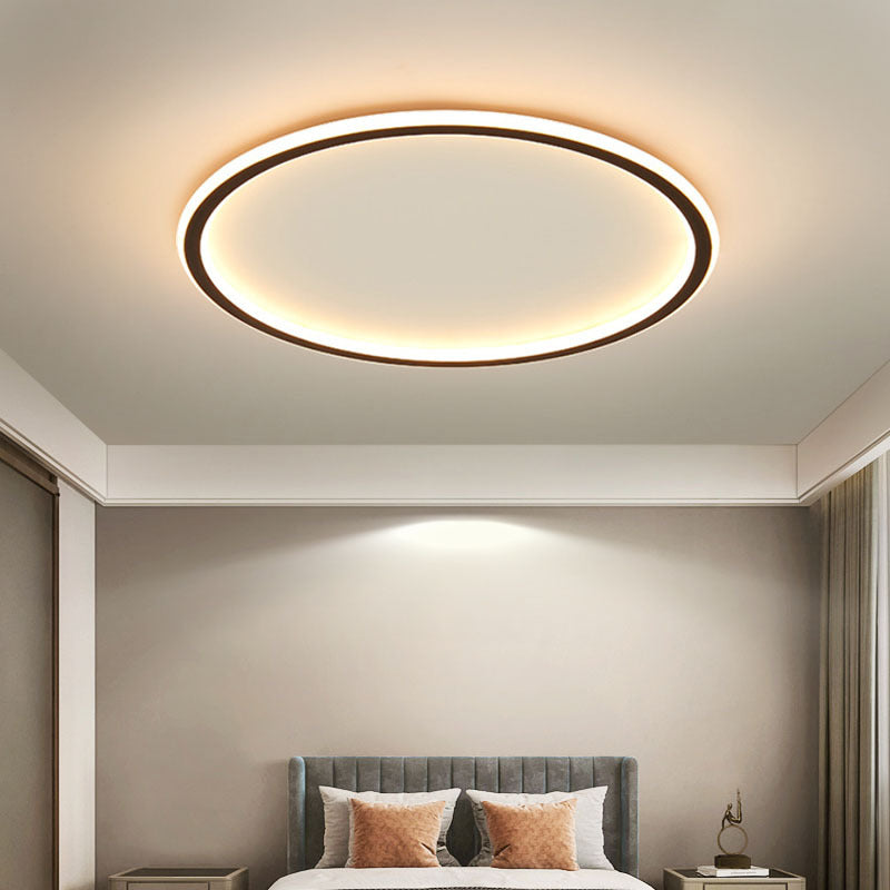 Nowoczesna lampa sufitowa LED ściemnialna – minimalistyczny plafon okrągły do wnętrz