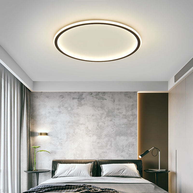 Nowoczesna lampa sufitowa LED ściemnialna – minimalistyczny plafon okrągły do wnętrz - Image 5