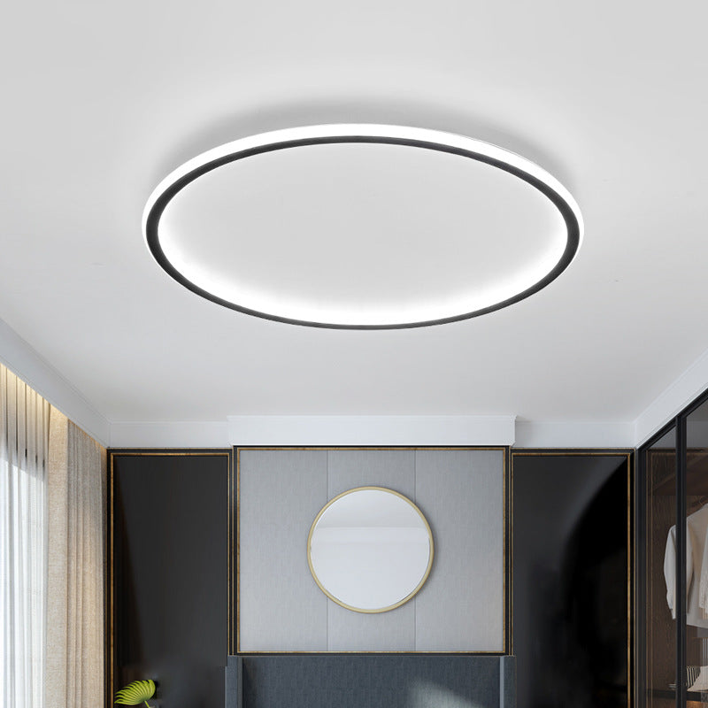 Nowoczesna lampa sufitowa LED ściemnialna – minimalistyczny plafon okrągły do wnętrz - Image 6