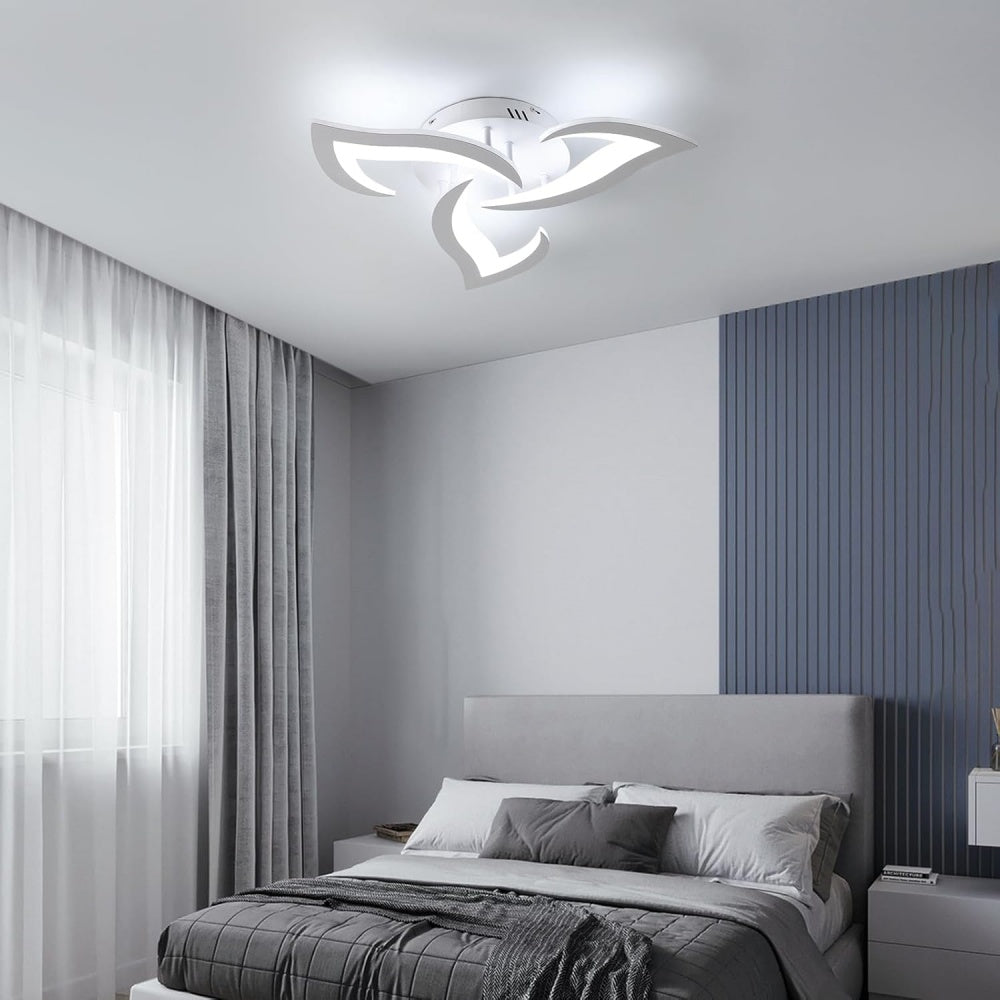 Nowoczesna lampa sufitowa LED w kształcie kwiatu – plafon do salonu i sypialni - Image 12