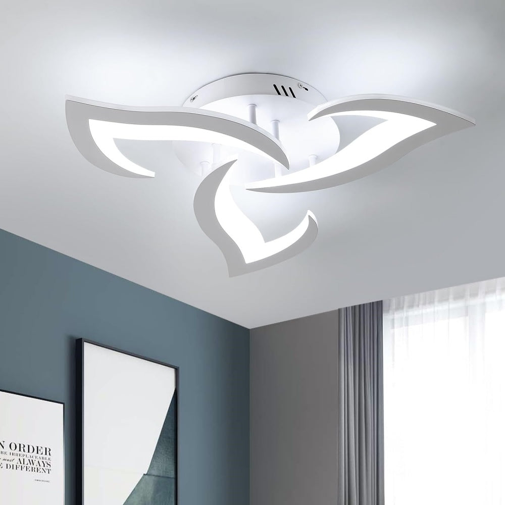 Nowoczesna lampa sufitowa LED w kształcie kwiatu – plafon do salonu i sypialni - Image 14