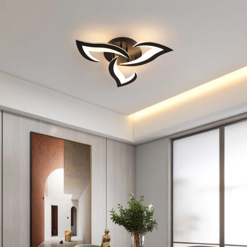Nowoczesna lampa sufitowa LED w kształcie kwiatu – plafon do salonu i sypialni - Image 3