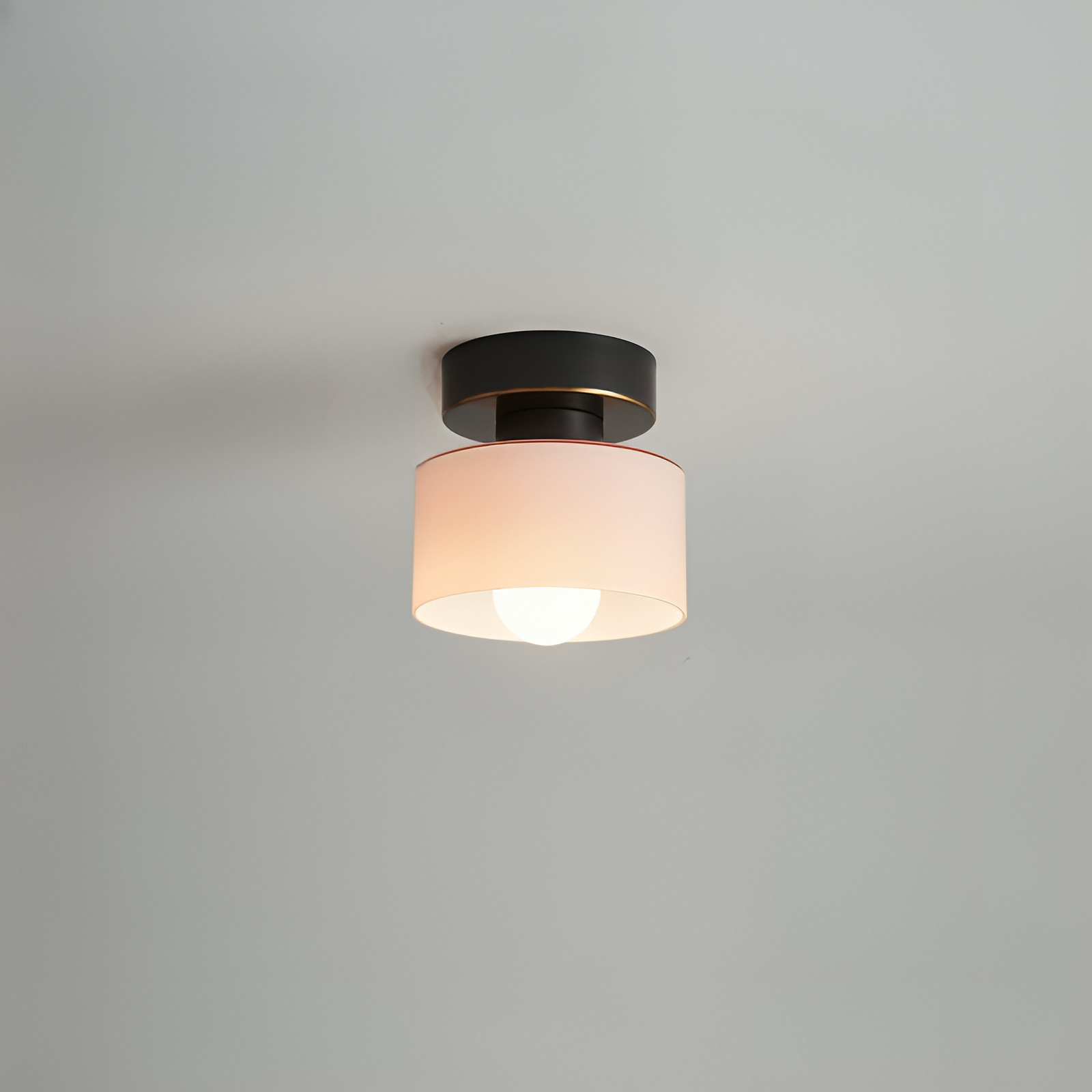 Nowoczesna minimalistyczna lampa sufitowa półplafonowa – oświetlenie wewnętrzne, czarna/złota - Image 10