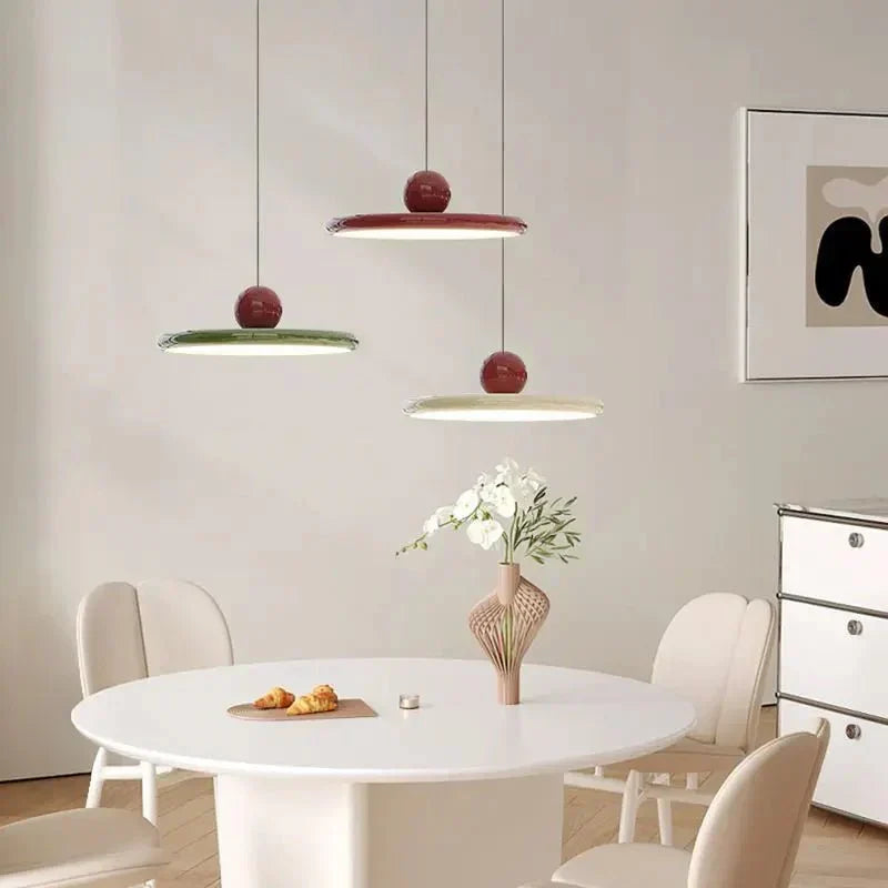 Nowoczesna lampa wisząca LED okrągła nad stół – regulowana do jadalni - Image 3