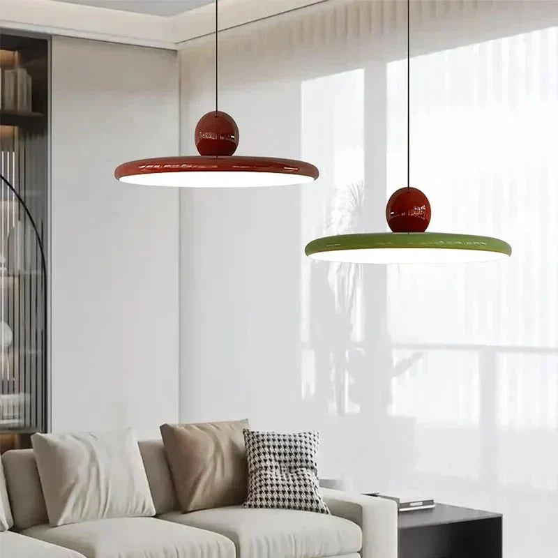 Nowoczesna lampa wisząca LED okrągła nad stół – regulowana do jadalni - Image 4