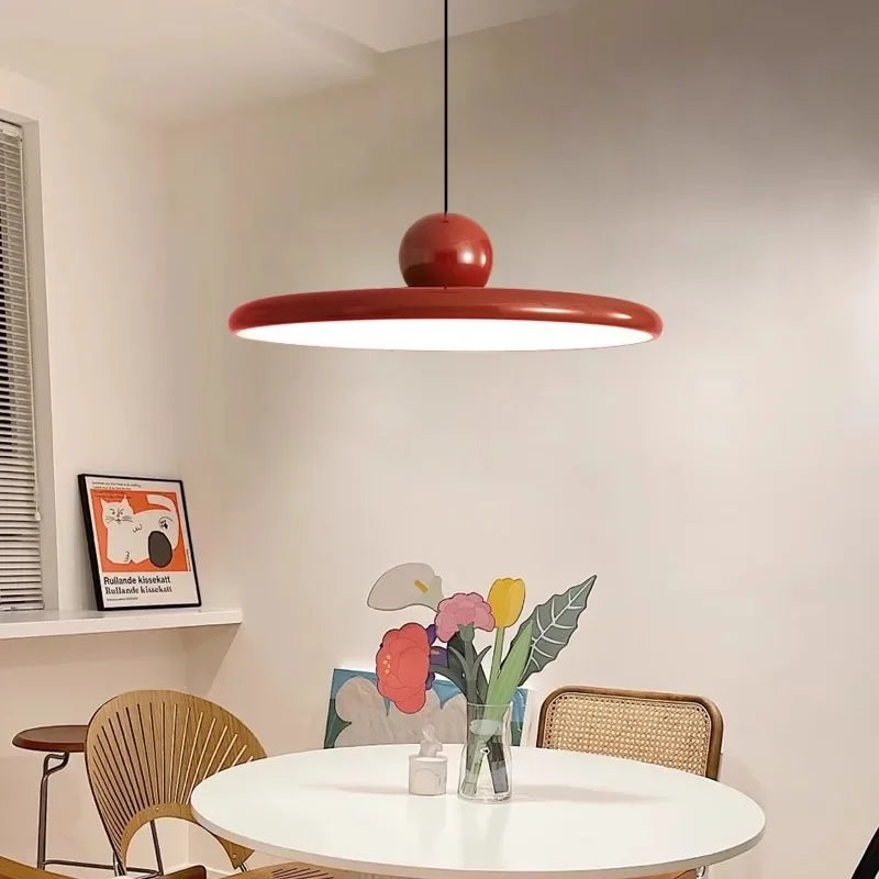 Nowoczesna lampa wisząca LED okrągła nad stół – regulowana do jadalni - Image 5