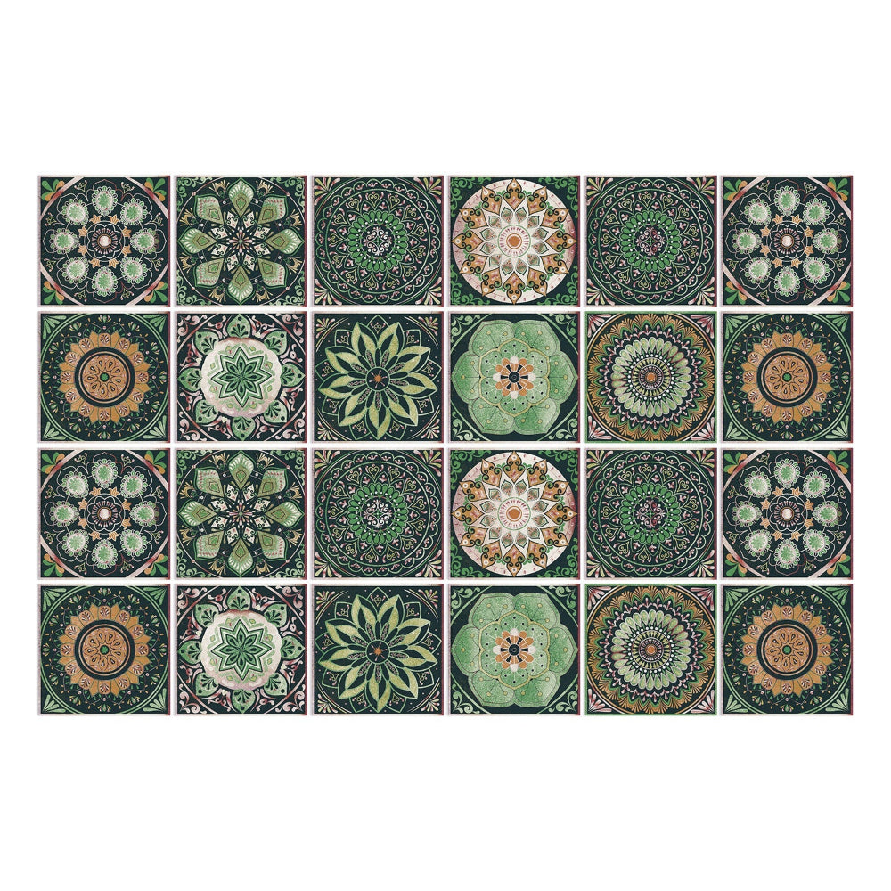 Artystyczny zestaw europejskich płytek mandala – zestaw 24 wzorów - Image 4