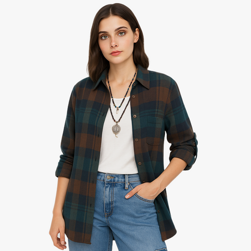 Casualowa bluzka damska w stylu vintage