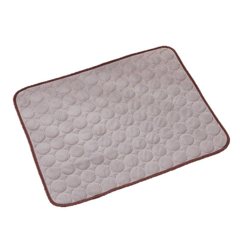 Chłodząca mata dla psa i kota – antypoślizgowy jedwab lodowy, samochłodząca, na lato - Image 5